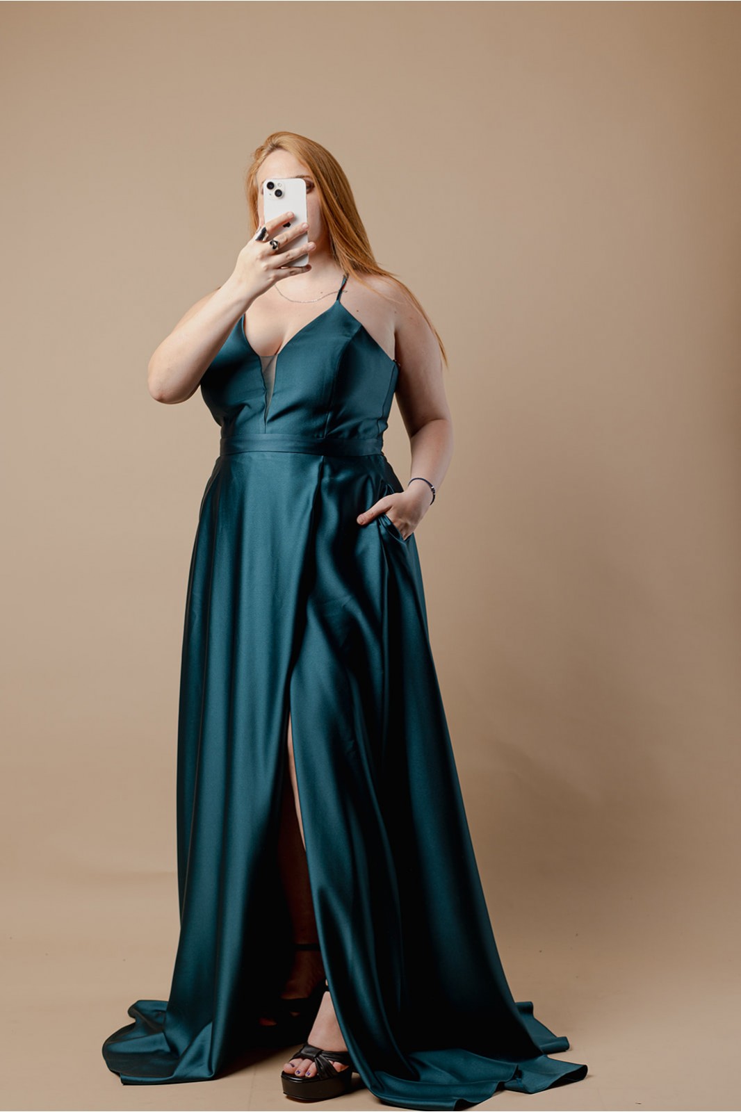 MAXI SATIN DRESS MAXI SATIN DRESS