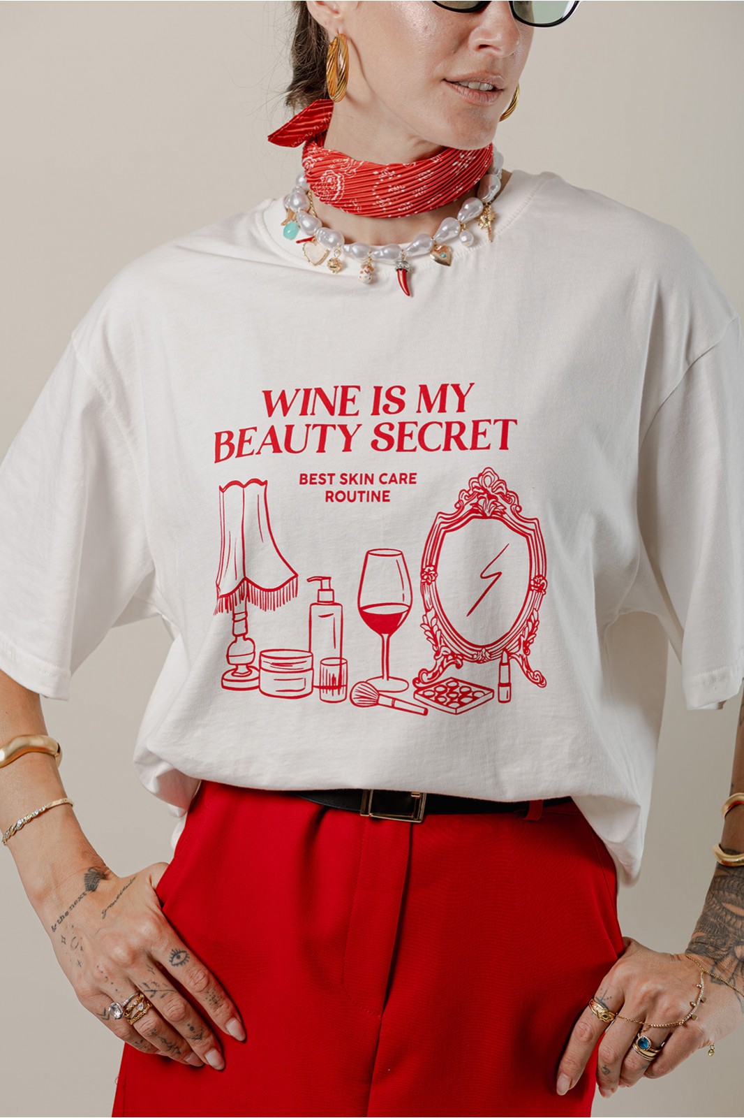 WINE TEE OVERSIZED
